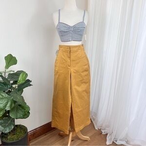 Aritzia Babaton cargo gold pants size 6